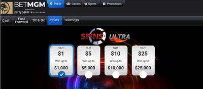BetMGM Poker MI Launches SPINS, Lottery Sit and Go Game in Michigan