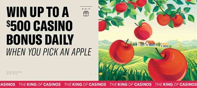 Pick an Apple, Get a Daily Bonus at BetMGM Casino!