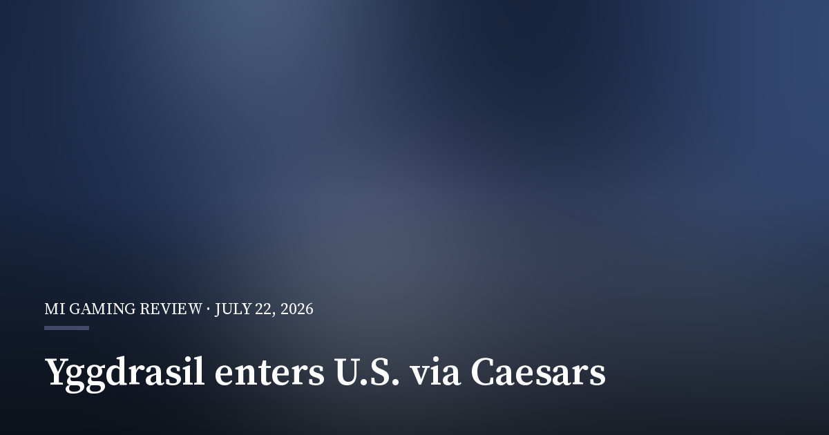 Yggdrasil Lands First U.S. Commercial Gaming Deal With Caesars