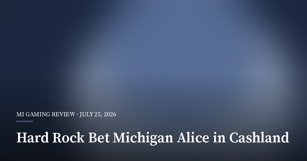 Hard Rock Bet Adds Alice in Cashland to Its Casino App