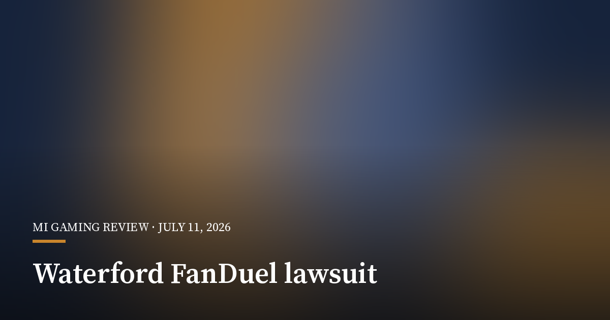 Waterford Woman Sues FanDuel Over $154,160 Slot Win