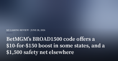 BetMGM’s BROAD1500 Code Offers a $10-For-$150 Boost in Some States, and a $1,500 Safety Net Elsewhere